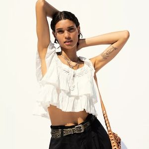 NWT Free People Sunny Days Crop Top